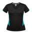Black+Teal | Wholesale Womens Sports Team Tshirt 