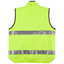 Bulk Buy Reversible Mandarine Collar Zip Safety Vest + Reflective Tape