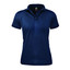 Navy | Womens Honeycomb Knit Polyester Polo