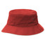 RED+WHITE | Buy Plain Heavy Cotton Sandwich Brim Bucket Hat