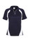 Navy+White | Ladies Coolfast Mini-Waffle Lightweight Polo Shirts