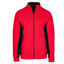 Red+Black | Bulk Discount Blank Mens Contrast High Neck Jacket