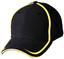 Black+Yellow | Premium Cotton Twill Contrast Caps Online