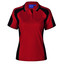 Red+Black | Shop Womens CoolDry Contrast Sports Polo Shirts