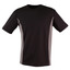 Black+Grey | Bulk Discount Quick Dry Mesh Contrast Tshirts Online