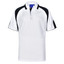 White+Navy | Bulk Wholesale Kids Blank Active Team Polo Shirts Online