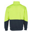 Yellow | Mens Hi-Vis Work Safety Fleecy Collared Sweater