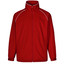 Red+White | Plain Sports Track Jacket | Contrast Piping