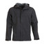 Black | Plain Mens Waterproof Heather Hooded Jacket