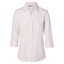 Plain White | Shop Ladies Fine Twill Tailored Fit Shirt | 3/4 Sleeve