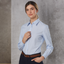 JAMES Ladies Fine Stripe Shirt Long Sleeve WS-M8212 Blank Clothing