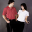 Shop Online Ladies Striped Cotton Pique Polo Shirt
