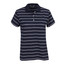 Navy+White | Shop Online Ladies Striped Cotton Pique Polo Shirt