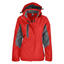 Red+Grey | Bulk Buy Womens Waterproof Jacket  Brushed Fleece 