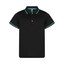 COTTES | Kids Contrast Mesh Knit Poly Polo Shirt
