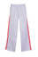 SANDY Twin-Stripe Track Pants Greymarl + Red