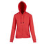 Mitch Ladies Zipper Hoodie Coral Red | Blank Clothing