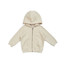 Babies Cotton Care Kangaroo Zip Pocket Hoodie_Natural