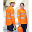 Shop Unisex Hi Vis Cool-Breeze Closed Front Work Safety Shirt