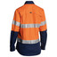 Bisley Airflow | Womens Taped Ripstop Hi Vis Contrast Shirt