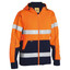 Bisley Mens Taped Hi Vis Hoodie With Sherpa Lining