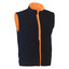 Bisley Taped Hi Vis Rail Wet Weather Safety Vest with Fleece Lining