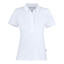 Womens Plain 100% Cotton Polo Shirt - White