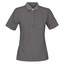 Womens Modern Jersey Cotton Polo - Grey