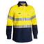 Bisley Industrial Taped Hi Vis Closed Front Drill Work Safety Shirt
