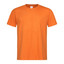 Mens Heavyweight Cotton Comfort Crew Neck Tee - Orange