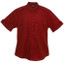 Shop Men's Military Short Sleeve Shirt | Plain Red