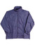 Compact Adult foldaway rain jackets | hidden hood | Navy