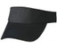 wholesale plain cotton sun visor | Black