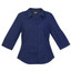 blank clothing ladies business shirt online | Dark Blue