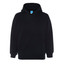 Plain Fleece Thick Hoody Jumper Online | Black