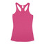 womens plain gym racer back singlets | pink