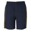 kids sports shorts | piping | team uniform | navy + gold