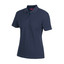 bulk womens plain polo shirts | navy blue
