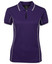 buy online womens polos wholesale | purple+white