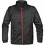 stormtech | lightweight outer shell jacket | black+red