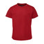 adult | quick dry poly sports tshirt | red