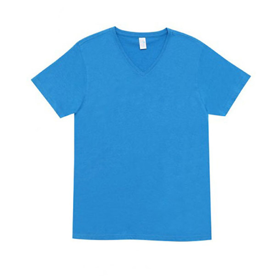 mens v-neck marl plain tshirts | azure mens v-neck marl plain tshirts | azure