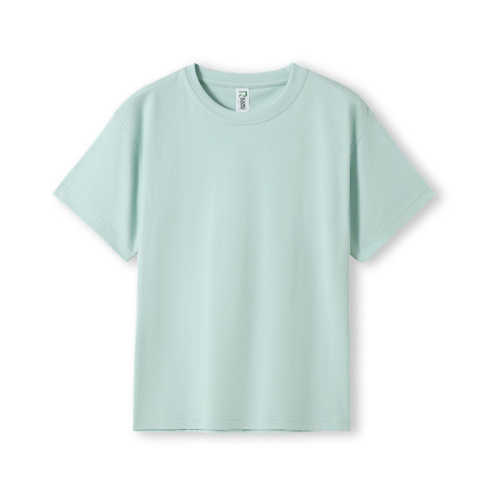 Plain ALEX kids and baby t-shirt made from 100% cotton jersey, available in sizes 00-16 for wholesale screen printing and custom branding-Mint