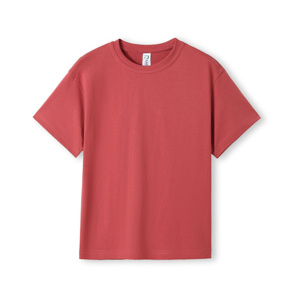 Plain ALEX kids and baby t-shirt made from 100% cotton jersey, available in sizes 00-16 for wholesale screen printing and custom branding-Earth