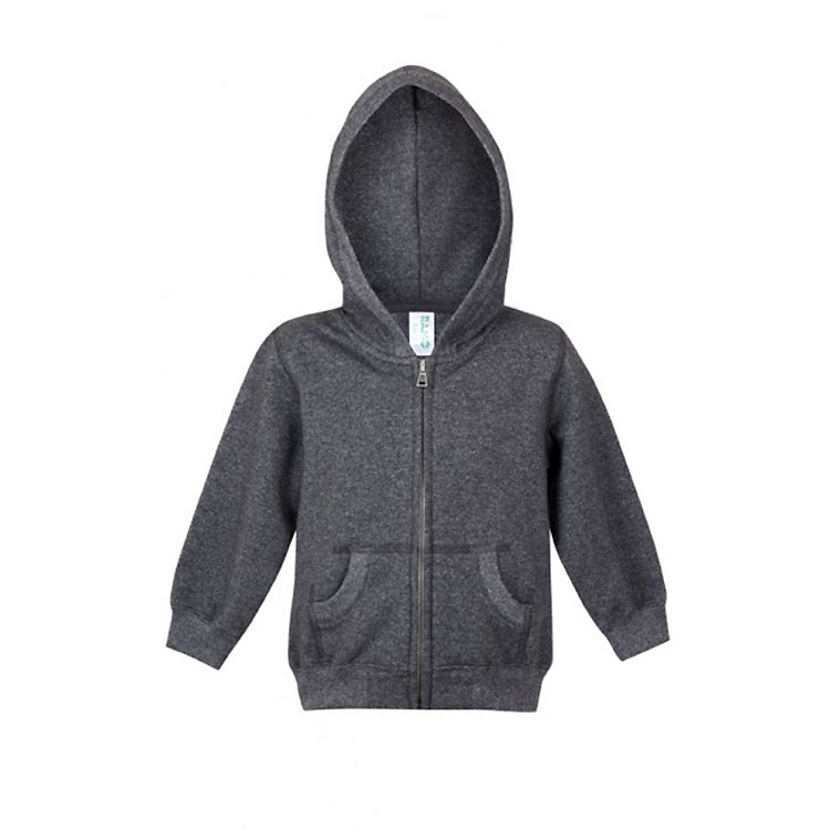 dark heather zip hoodies | babies