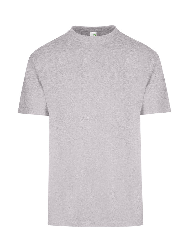 Grey Marl Plain Alex unisex T-shirt with a regular fit, made from 100% pre-shrunk cotton jersey, a versatile blank tee for bulk purchase and promotional printing.