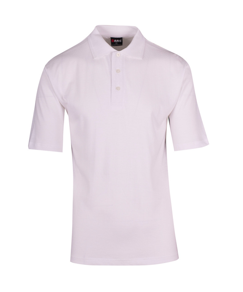 Wholesale Plain Mens Polo Shirt | White Wholesale Plain Mens Polo Shirt | White