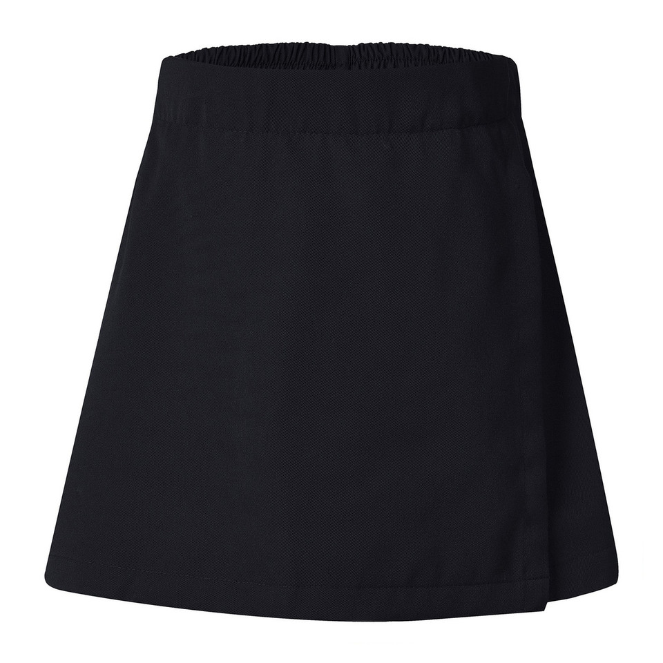 Plain Girls' School Skorts - Navy