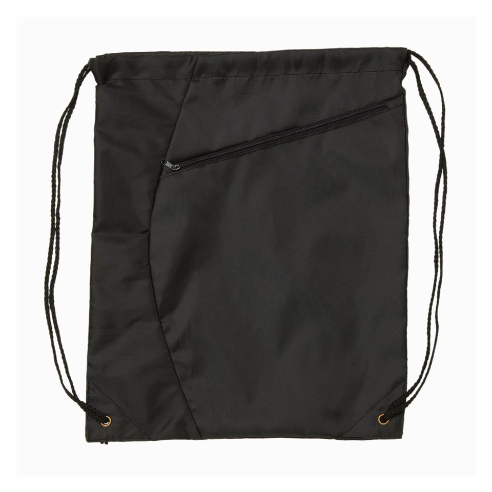 bulk buy wet travel drawstring backpack | plain black