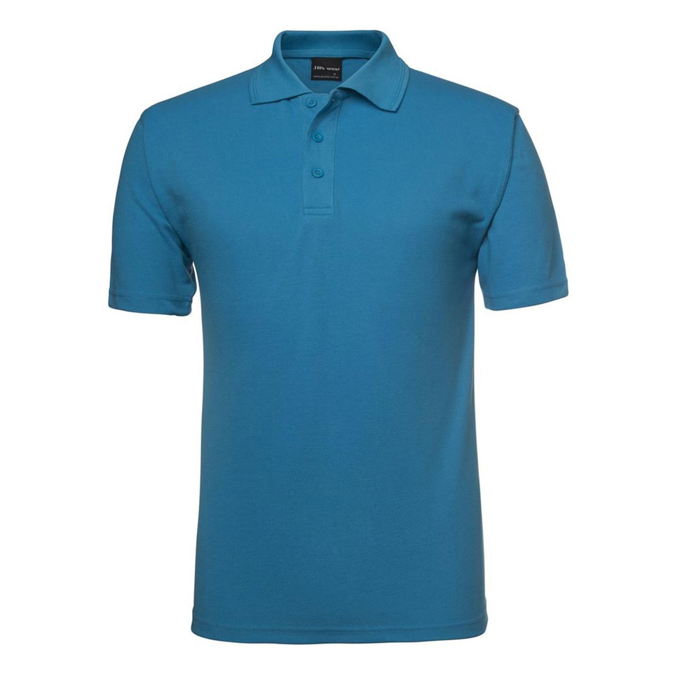Wholesale Blank Poly/Cotton Knit Polo | Aqua